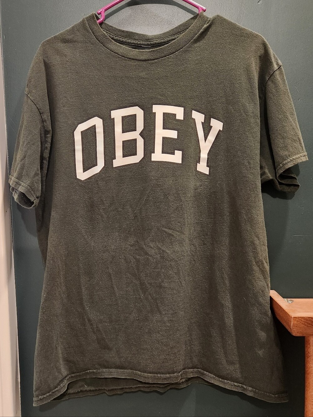 Forest Green Obey T-shirt